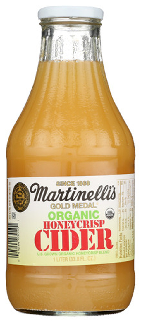 Organic Unfiltered Honeycrisp Apple Cider 33.8 fl. oz. - Martinelli's