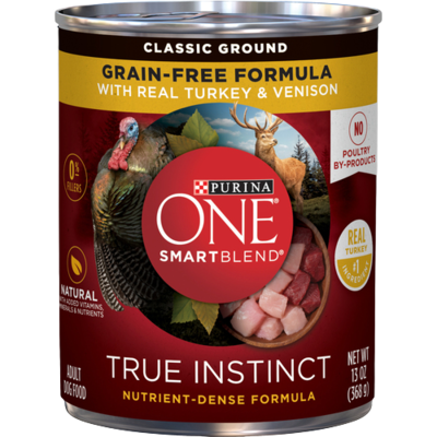 Purina One True Instinct Grain Free Formula Classic Ground Turkey