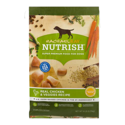 Rachel Ray Nutrish Chicken Veggies Recipe Adult Dog Food 14 lbs