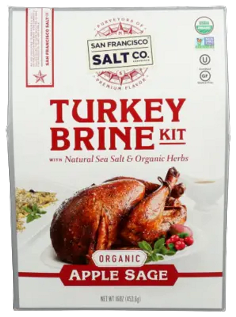 San Francisco Salt Co. Apple Sage Turkey Brine Kit - 16 oz