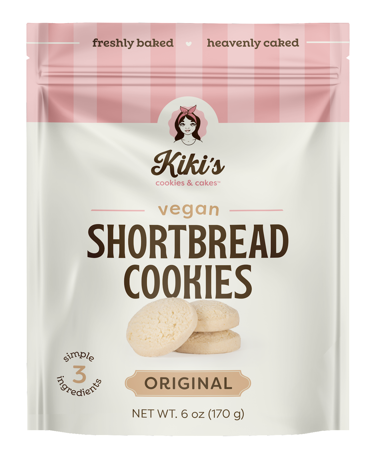 Kiki's Cookies Vegan Shortbread Cookies Original 8 oz delivery in