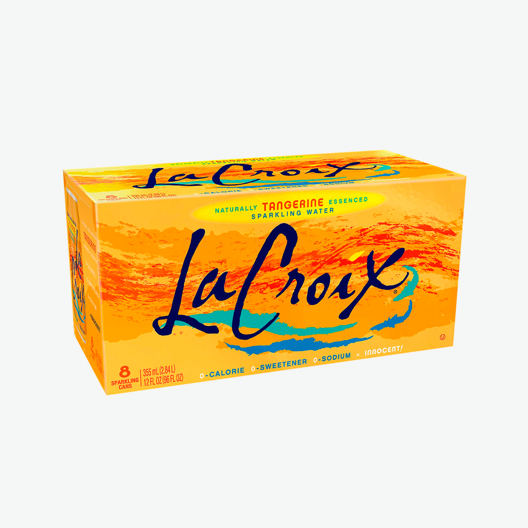 La Croix Tangerine Naturally Essenced Sparkling Water 12 fl