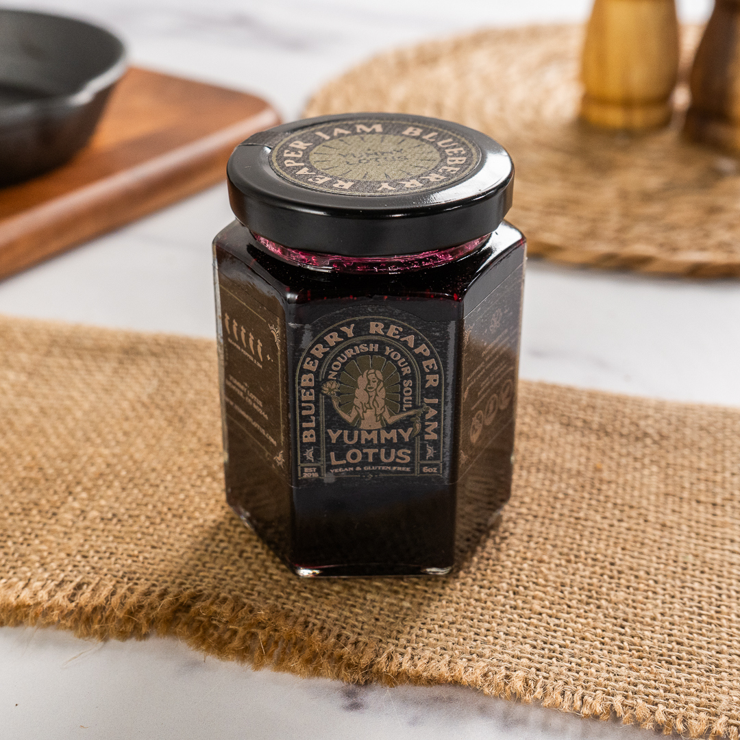 Yummy Lotus Blueberry Reaper Jam 6 oz delivery in Denver, CO