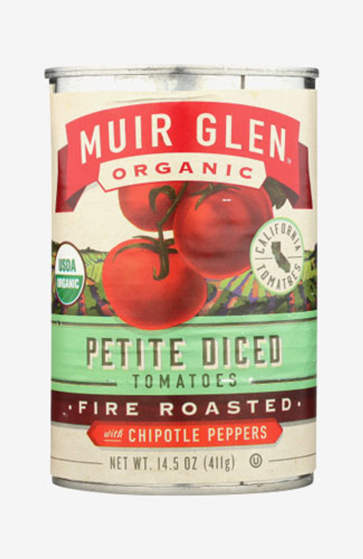 Muir Glen™ Organic Mild Seasoned Fire Roasted Diced Tomatoes with Bell  Peppers Chili Starter, 28 oz - Baker's