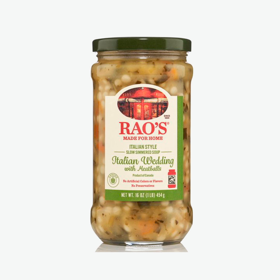 Rao's Soup, Slow Simmered, Italian Wedding with Meatballs, Italian Style - 16 oz