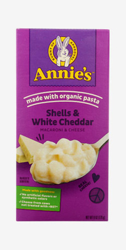 Annie's White Cheddar Shells Macaroni & Cheese Dinner with Organic Pasta,  10.5 OZ