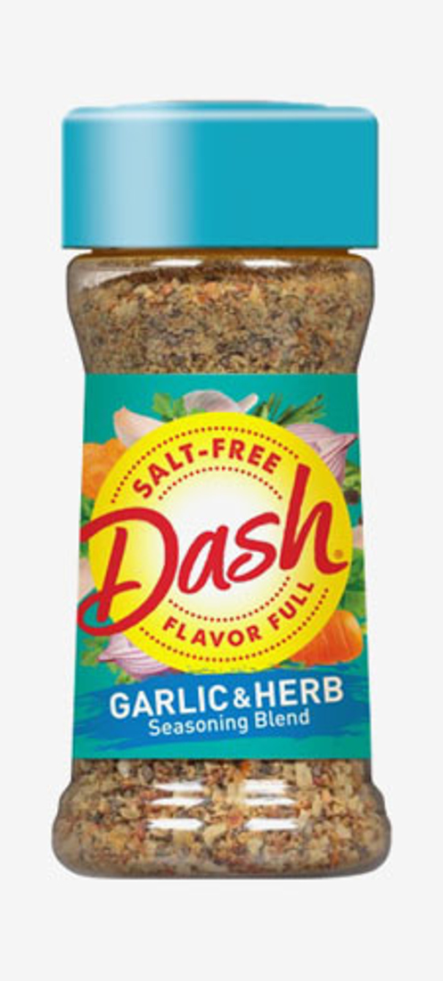 Dash Salt-Free Seasoning Blend Garlic & Herb 2.5 Ounce