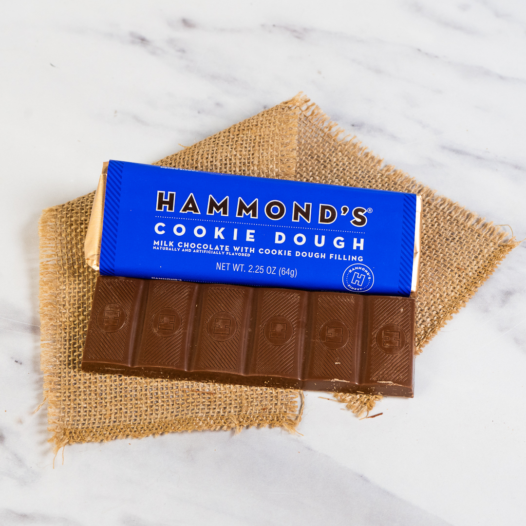 Hammond&rsquo;s Cookie Dough Milk Chocolate Candy Bar 2.25 oz delivery 