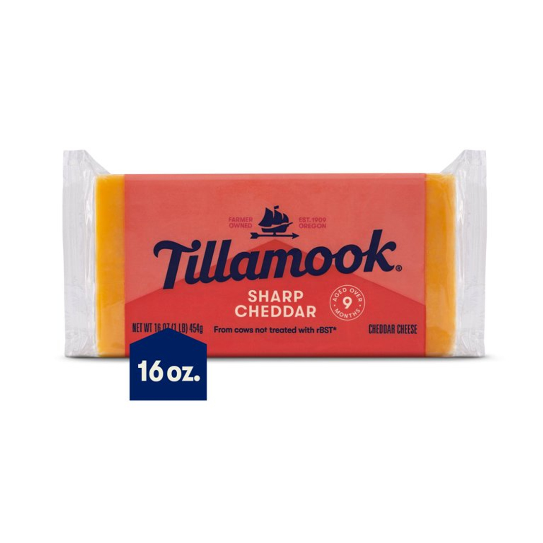 Sharp Cheddar Shredded Cheese - Tillamook