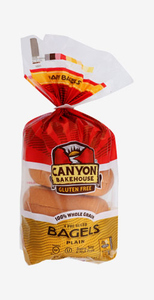 Canyon Bakehouse Bagel Plain Gluten Free 14 oz delivery in Denver, CO ...