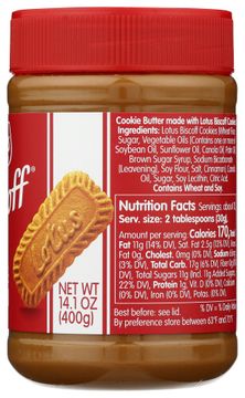 Lotus Biscoff Cookie Butter, 14.1 oz