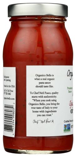 Order Organic Pizza Sauce Organico Bello