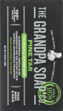 The Grandpa Soap Company Pine Tar Travel Sized Soap All-Natural