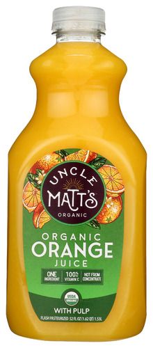 Organic Orange Juice 100 % FRUIT