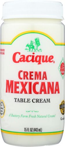 Cacique Crema Mexicana Table Cream, 15 fl oz - TrueFood